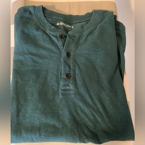American Giant Long Sleeve Henley Made in the USA